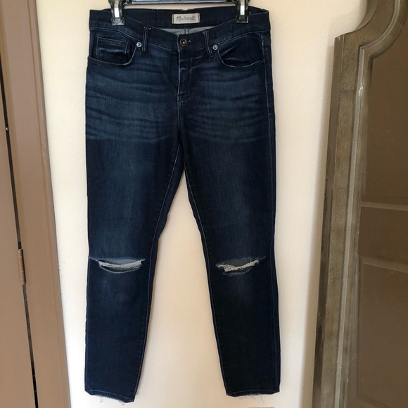 Madewell Denim - Madewell Skinny Jeans Rip and Repair Edition